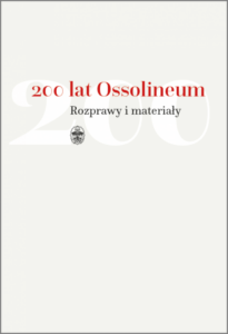 Książka w sklepie Wydawnictwa Ossolineum